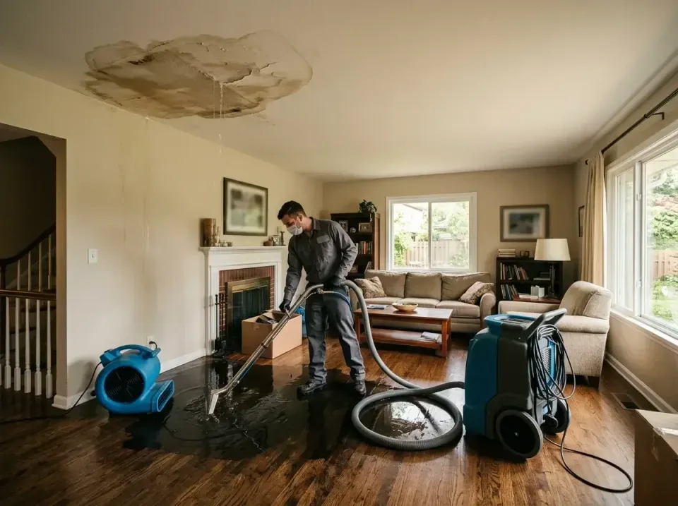 attic-pipe-burst-ceiling-drip-008 — frequently asked questions, Water Damage Restoration & Carpet Care in Ridgefield, WA